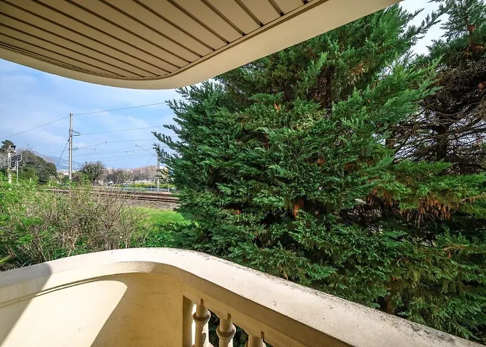 公寓 Le Marni Avec Parking Prive 芒通